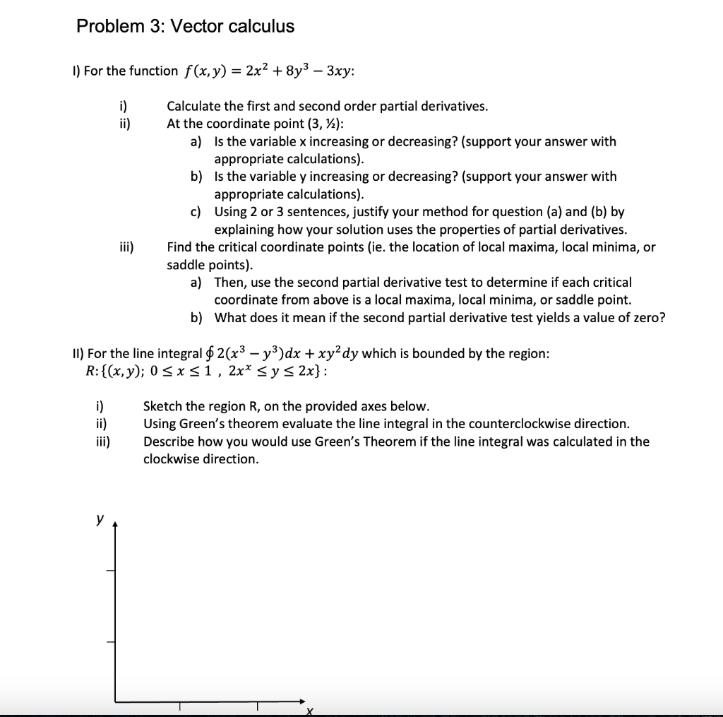 Solved L For The Function F X Y 2x2 8y3−3xy I Calculate