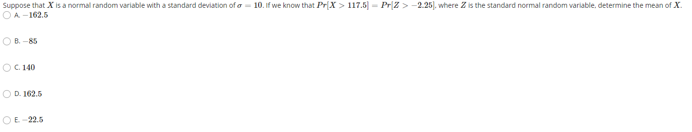Solved Suppose that X is a normal random variable with a | Chegg.com