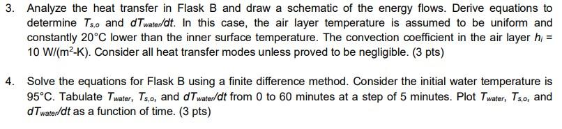 PROBLEM 1 Multi-Mode Heat Transfer (15 pts) Consider | Chegg.com