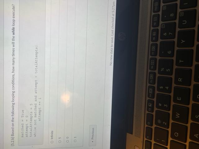 Solved 15.2.b) Based on the following looping conditions, | Chegg.com