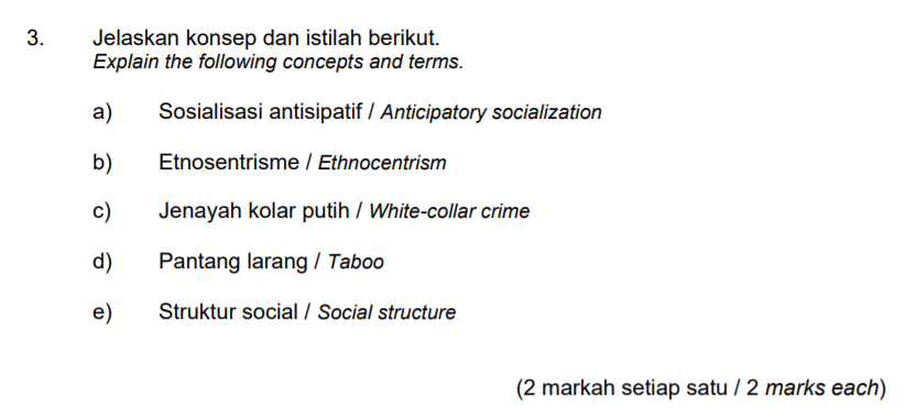 Solved 3 Jelaskan Konsep Dan Istilah Berikut Explain The Chegg Com