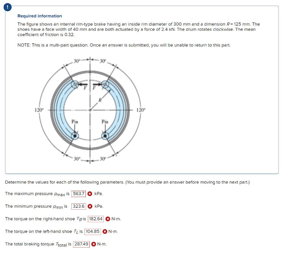Solved Required information The figure shows an internal | Chegg.com