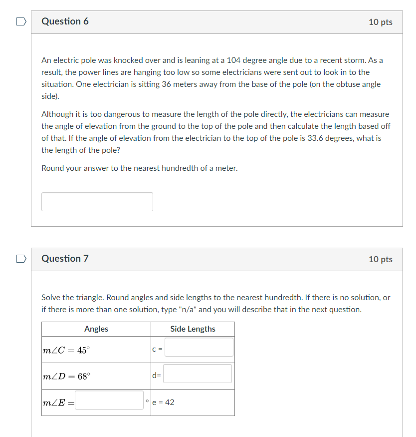 Solved Question 4 5 pts Determine the exact value of the | Chegg.com