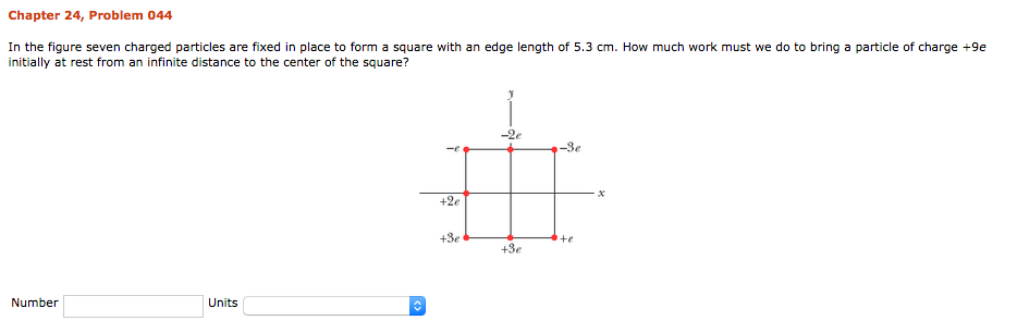 Solved Chapter 24, Problem 044 In the figure seven charged | Chegg.com