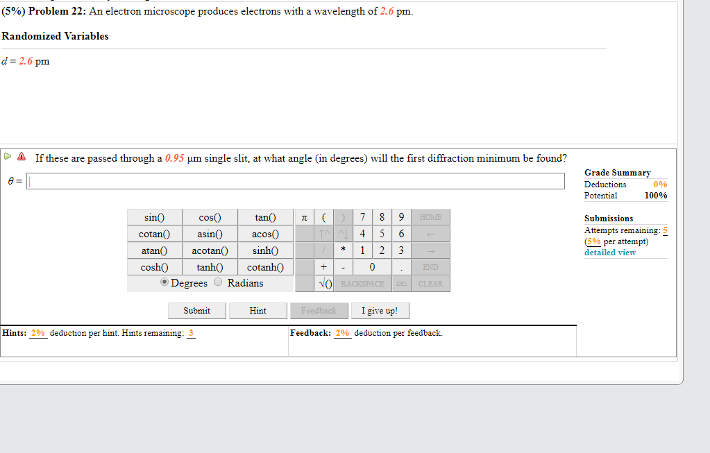 Solved (5%) Problem 17: Suppose an experiment is performed | Chegg.com