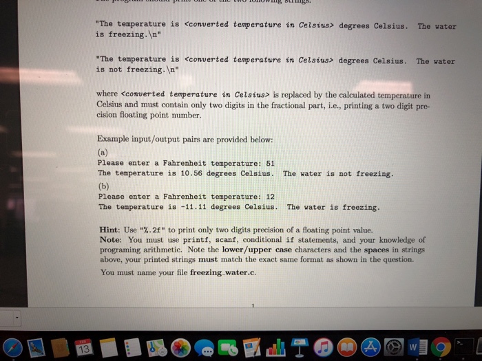 Solved 1 13 Q1) Write a program that prompts the user to | Chegg.com