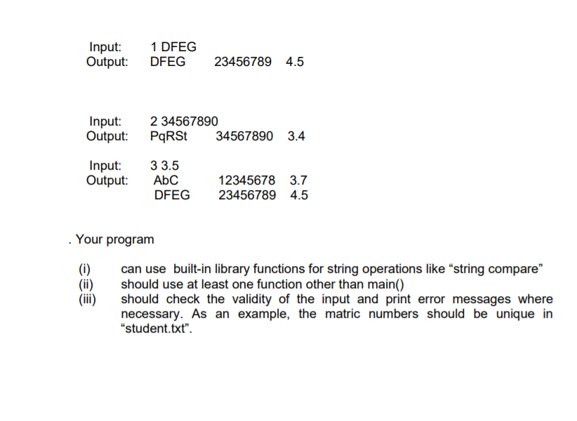 Solved Problem Student Information Retrieval Manually Chegg