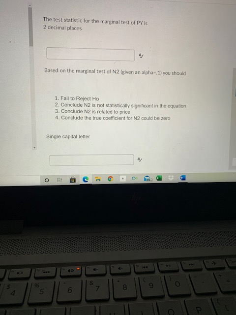 Solved Question 3 (16 Points) SUMMARY OUTPUT Regression | Chegg.com