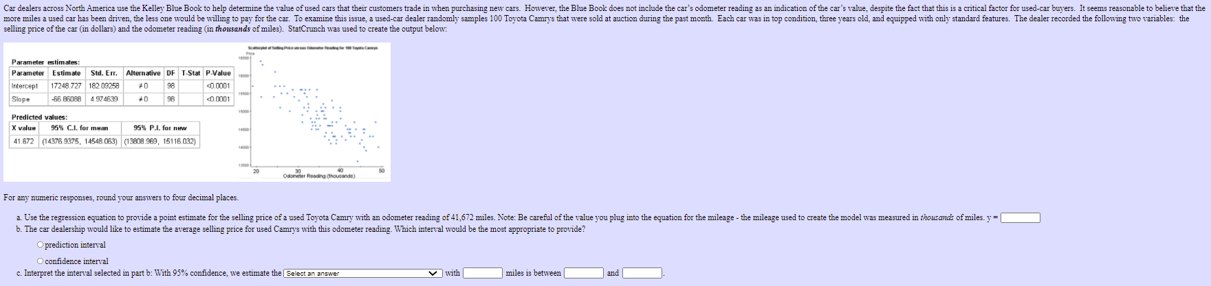 Solved Car dealers across North America use the Kelley Blue | Chegg.com