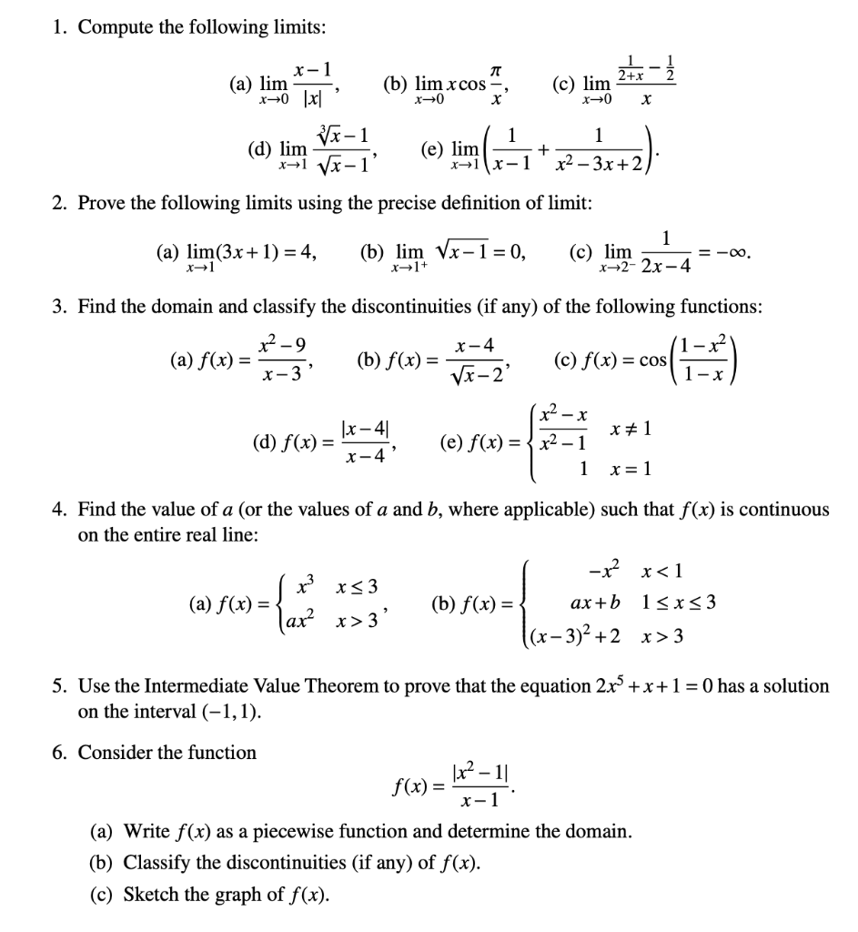 solved-1-compute-the-following-limits-a-lim-3-x-0-1x1-chegg