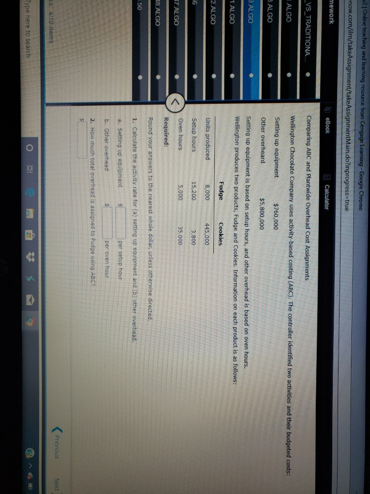 Solved w21 Online teaching and learning resource from | Chegg.com