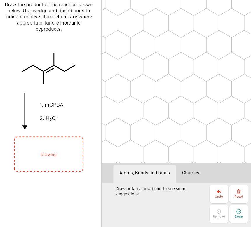 Solved Draw the product of the reaction shown below. Use