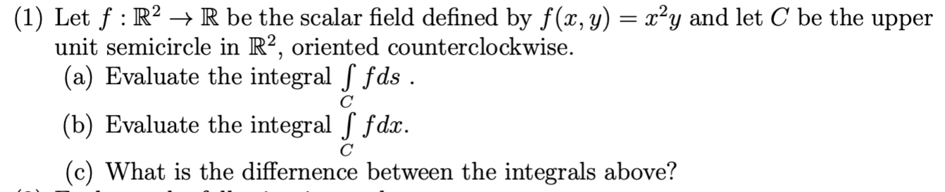 Solved 1 ﻿let F R2→r ﻿be The Scalar Field Defined By