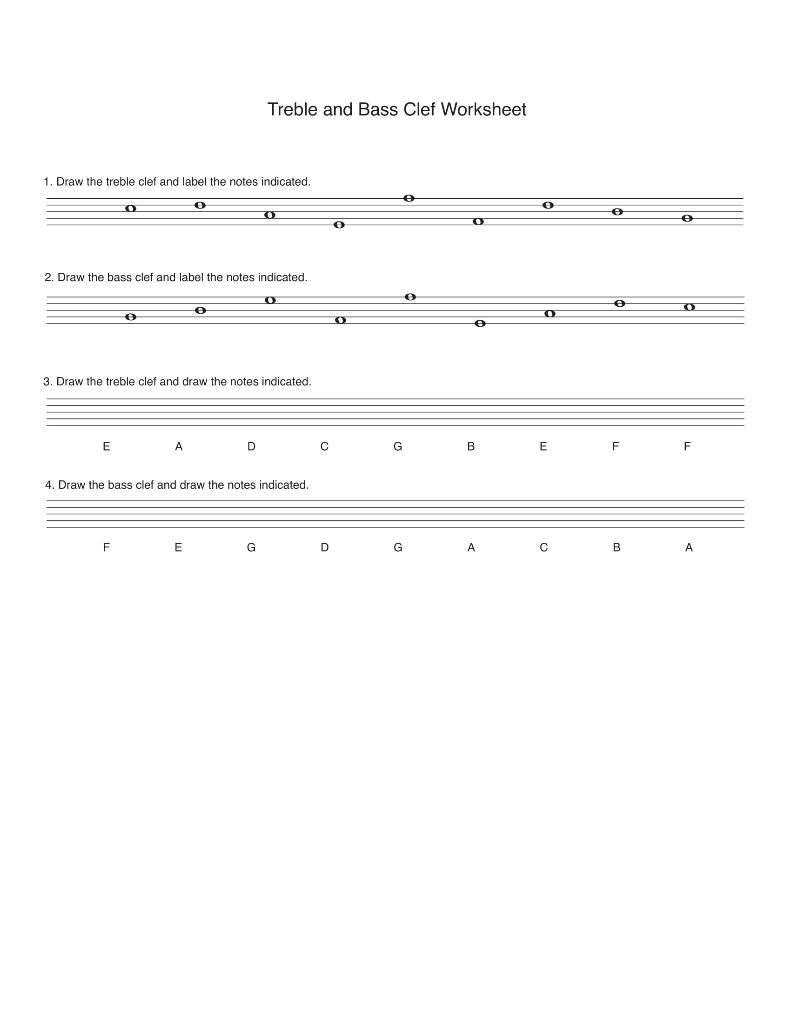 treble notes