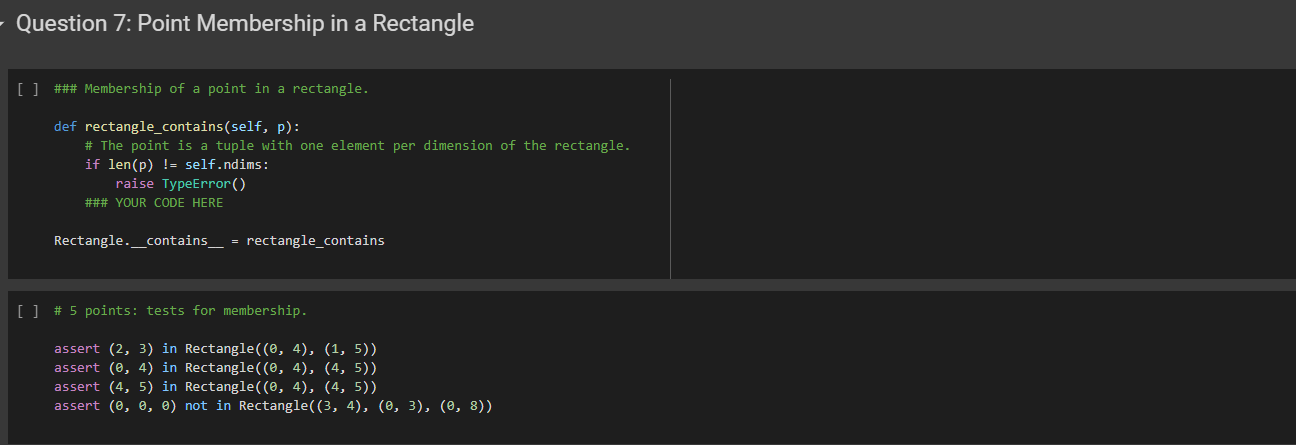 Need help on drawing rectangles in Python Code needs | Chegg.com