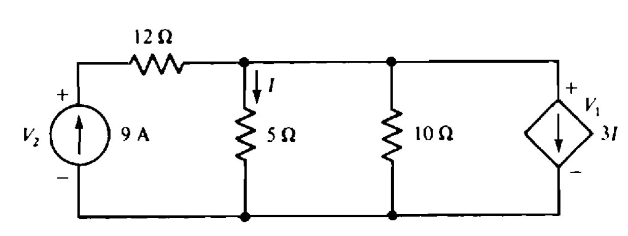 Solved Calculate V1 ﻿and V2 ﻿in the circuit. Please explain | Chegg.com