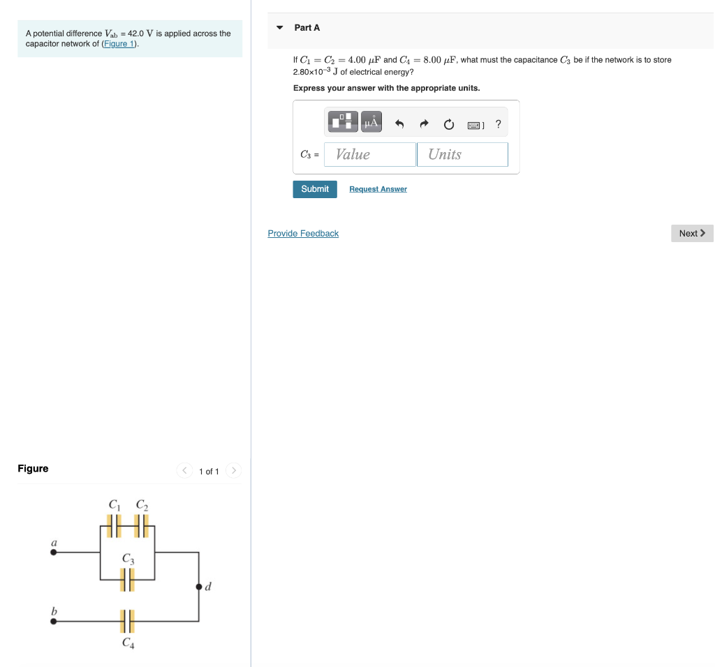 Solved Part A A potential difference Vab = 42.0 V is applied