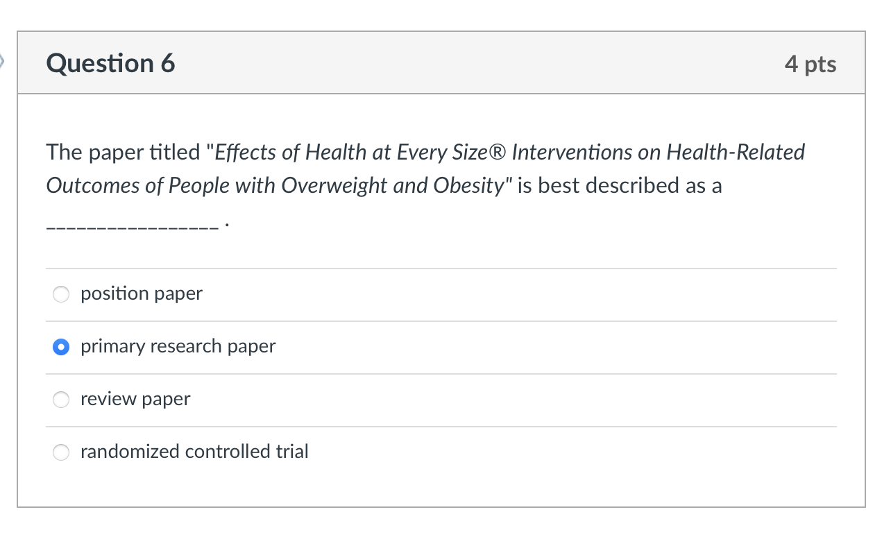 Solved > Question 5 4 pts Which of the following is true | Chegg.com