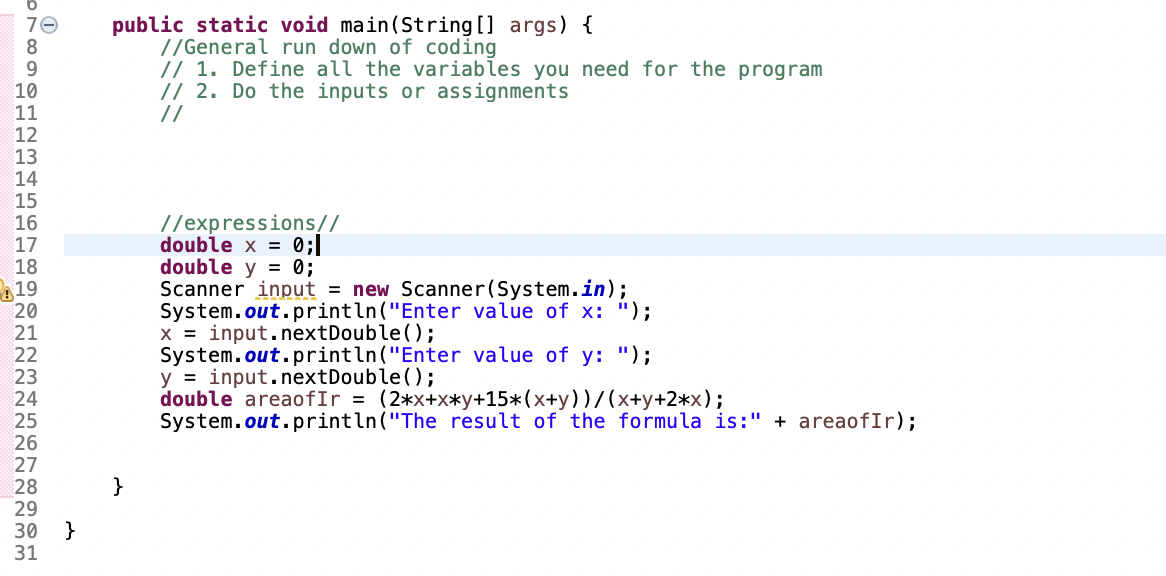 Solved modify this code in such as way the core logic | Chegg.com