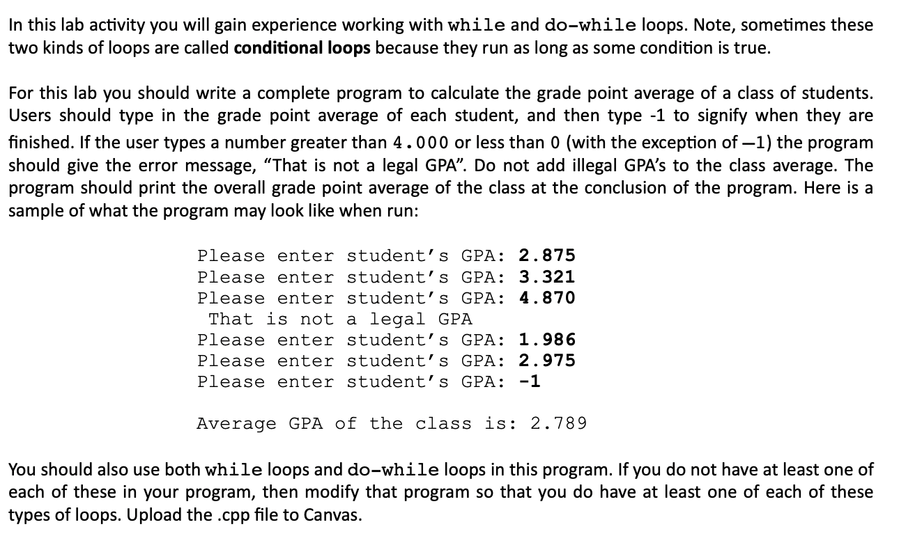 Solved In this lab activity you will gain experience working | Chegg.com