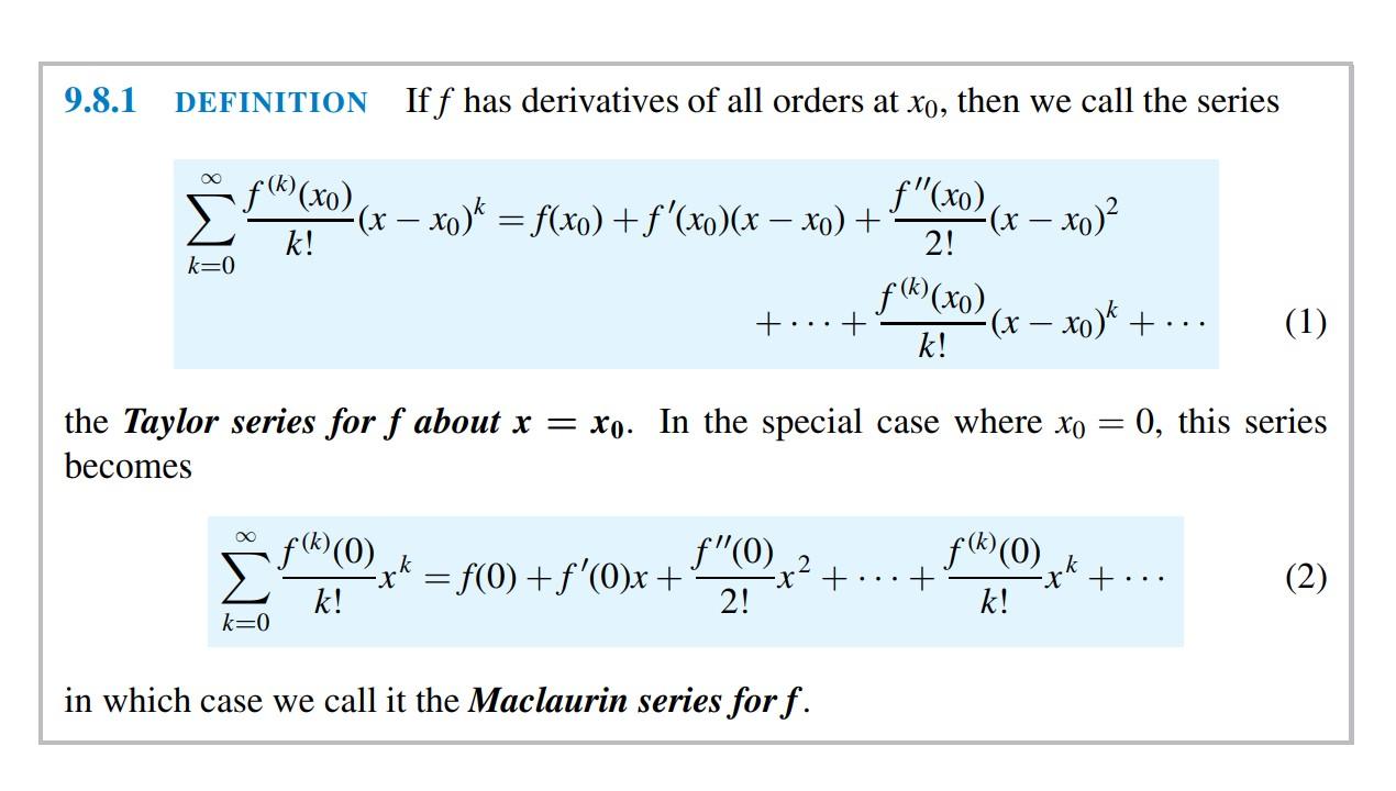 Solved A Find The Maclaurin Series For Ln 1 X From S Chegg Com