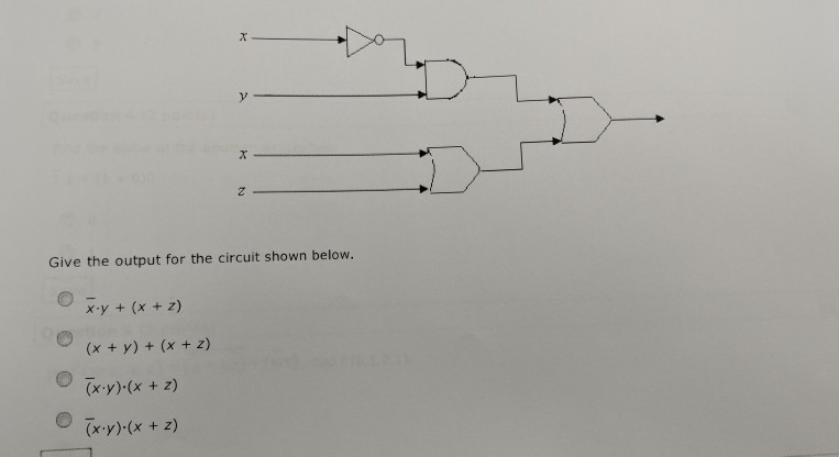 Solved Discrete Math for IT. Give the output for the circuit | Chegg.com