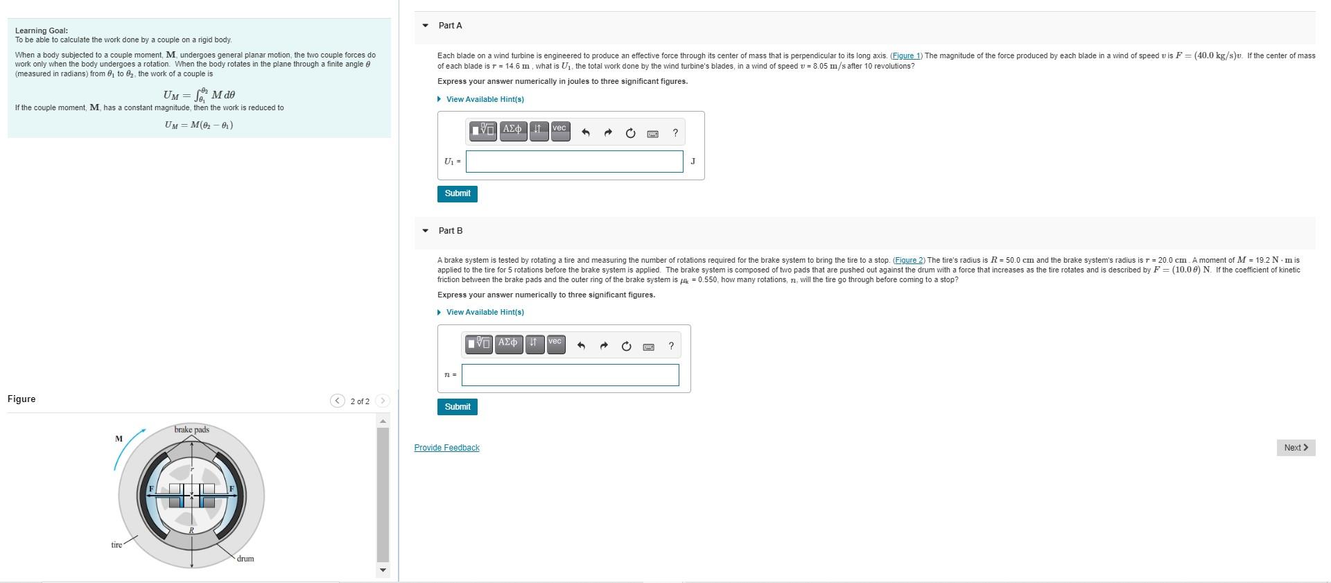 Solved Part A Learning Goal: To Be Able To Calculate The | Chegg.com