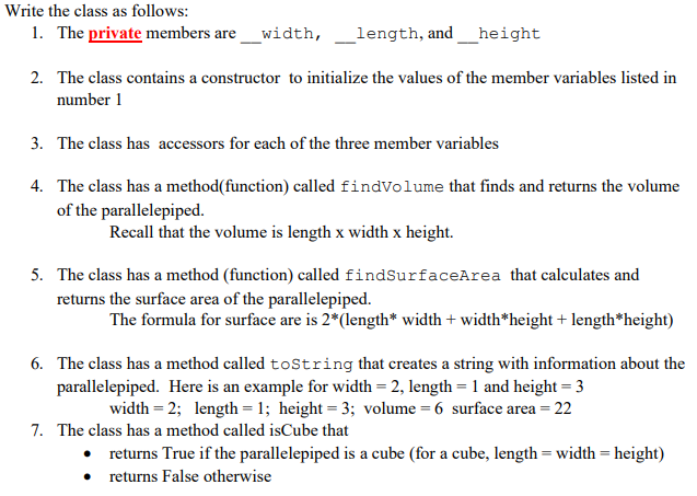 Solved PYTHON THANK YOU Write a Python class called | Chegg.com