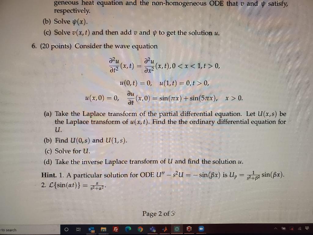 Solved Please Help With 6 With Proper Step By Step Solut Chegg Com