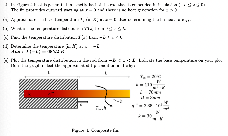 Solved 4 In Figure 4 Heat Is Generated In Exactly Half O Chegg Com