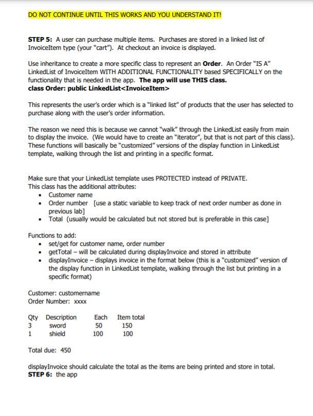 Solved Please code in simple C++ with separate files!! | Chegg.com