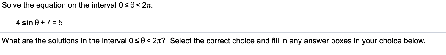 Solved Solve the equation on the interval 0 5 0