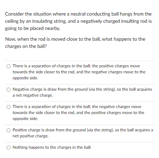Solved Consider the situation where a neutral conducting