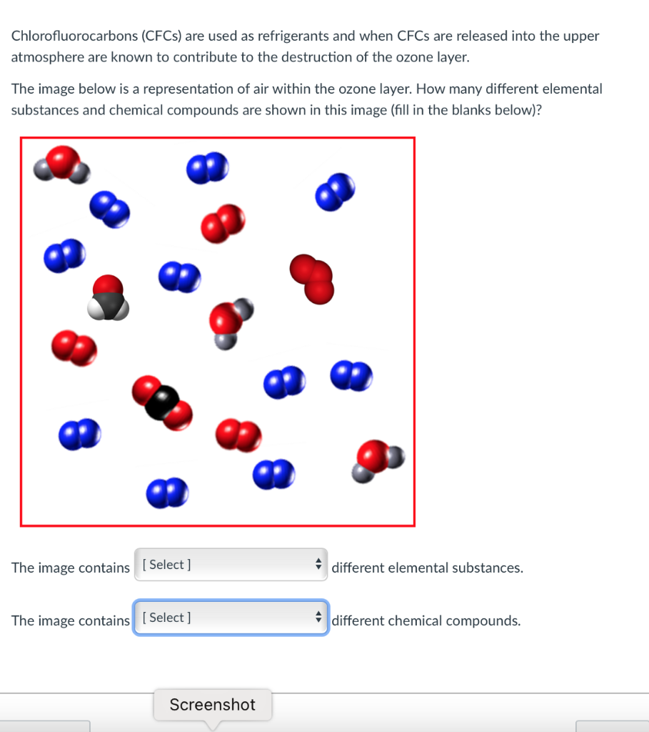 Solved Chlorofluorocarbons (CFCs) are used as refrigerants