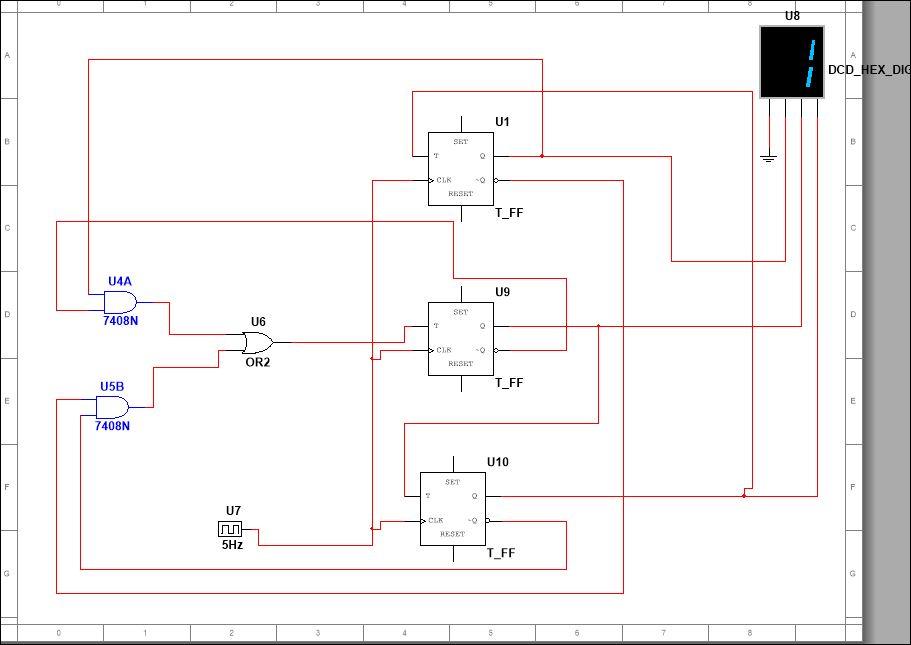 Solved Build Electronic dice (USING MULTISIM !) with
