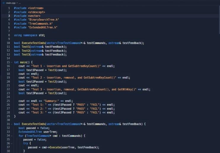 How do I code ExtendedAVLTree.h and ExtendedAVLNode.h | Chegg.com