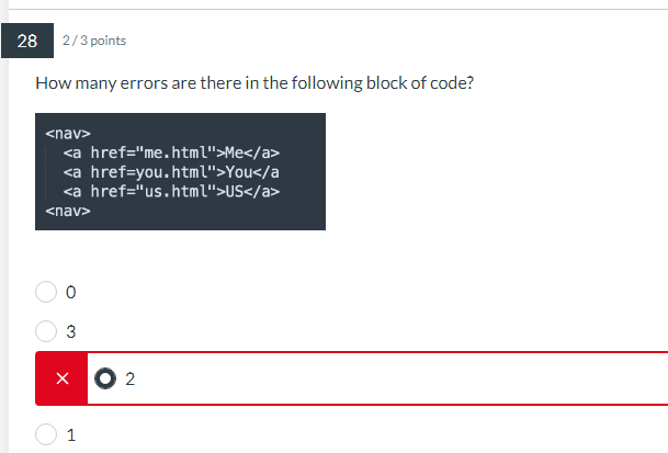 Solved How many errors are there in the following block of | Chegg.com