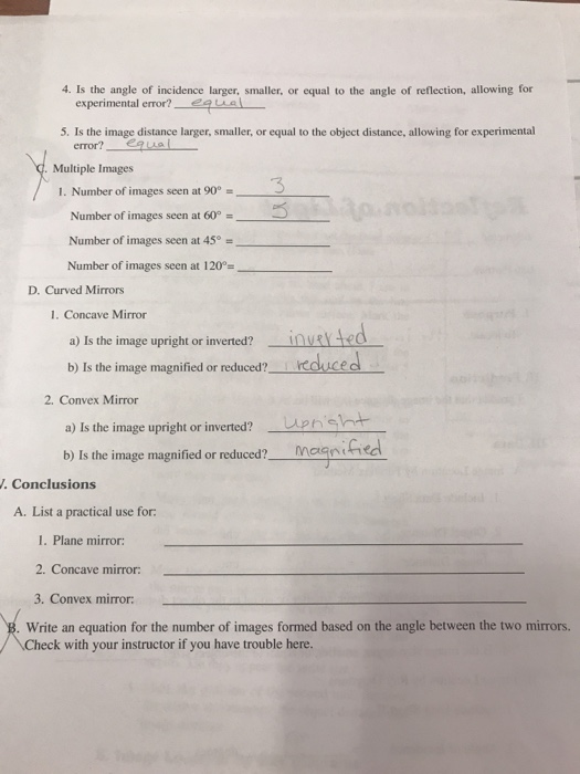 I. Purpose To locate tle frvedlyplne mirrors us con