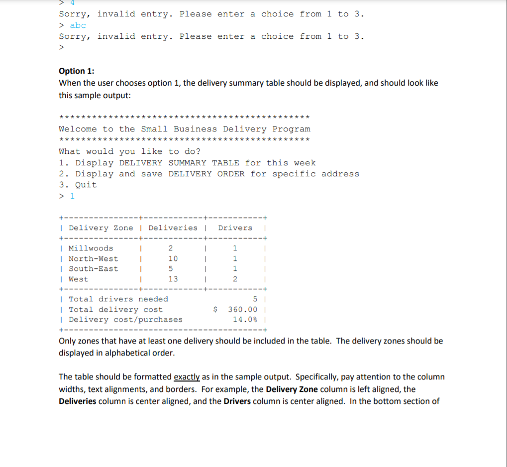Solved Assignment Specifications The owners of a number of | Chegg.com