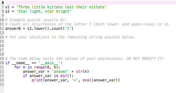Solved 1. Use s1 and one or more string methods to create | Chegg.com