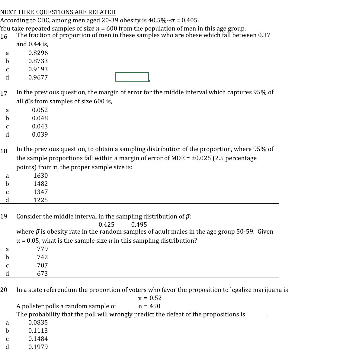 Solved NEXT THREE QUESTIONS ARE RELATED According to CDC, | Chegg.com