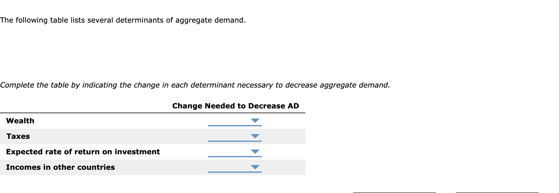 solved question 39aggregate demand will decrease... Solved 3. Determinants of aggregate demand The following | Chegg.com