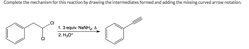 Solved Complete the mechanism for this reaction by drawing | Chegg.com