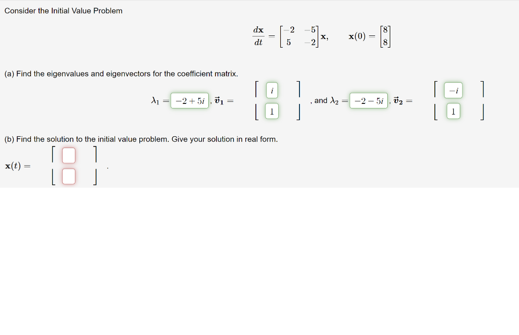 Solved Consider The Initial Value Problem | Chegg.com