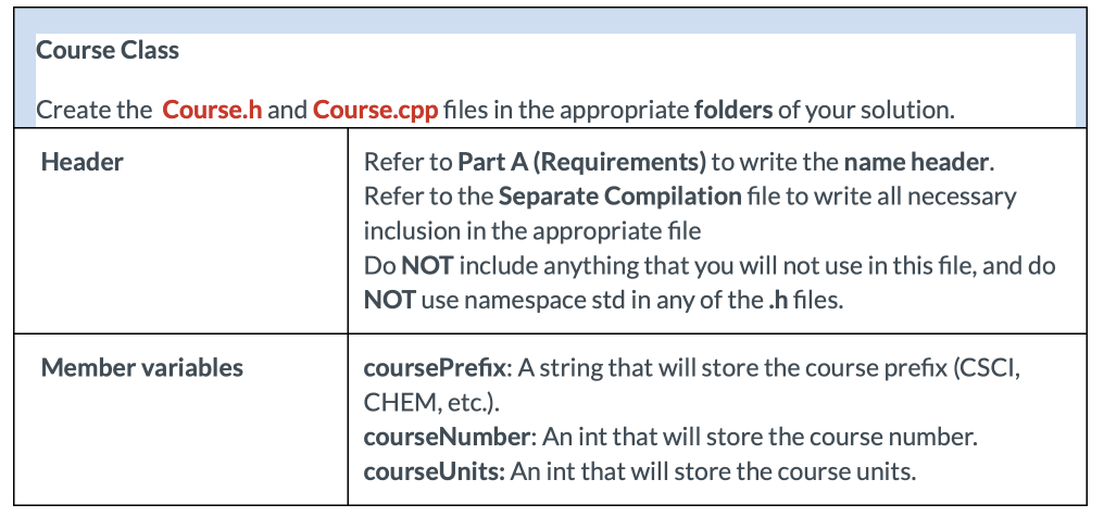 Solved In C++ pleaseFor this part of the project, you will | Chegg.com