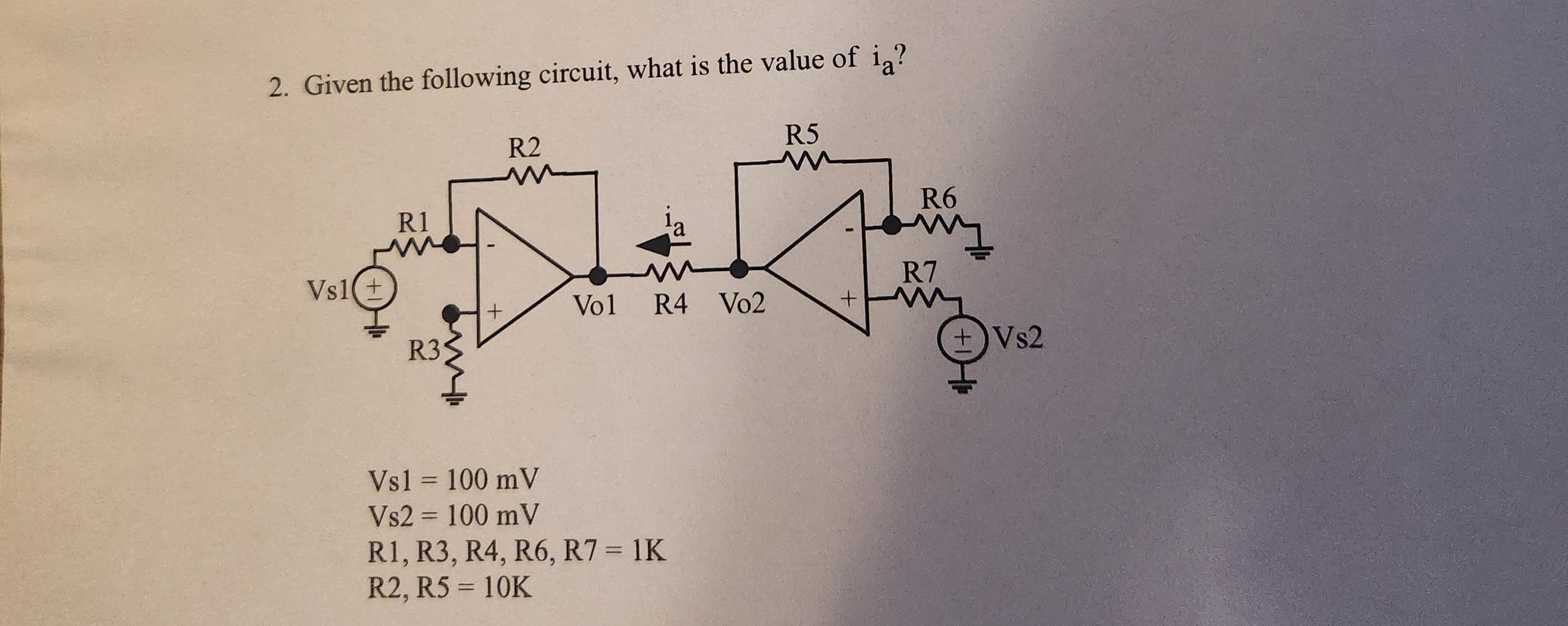 solved-2-given-the-following-circuit-what-is-the-value-of-chegg