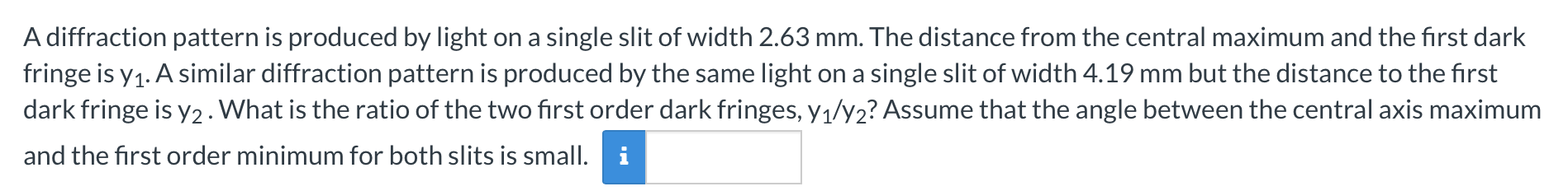 Solved A diffraction pattern is produced by light on a | Chegg.com