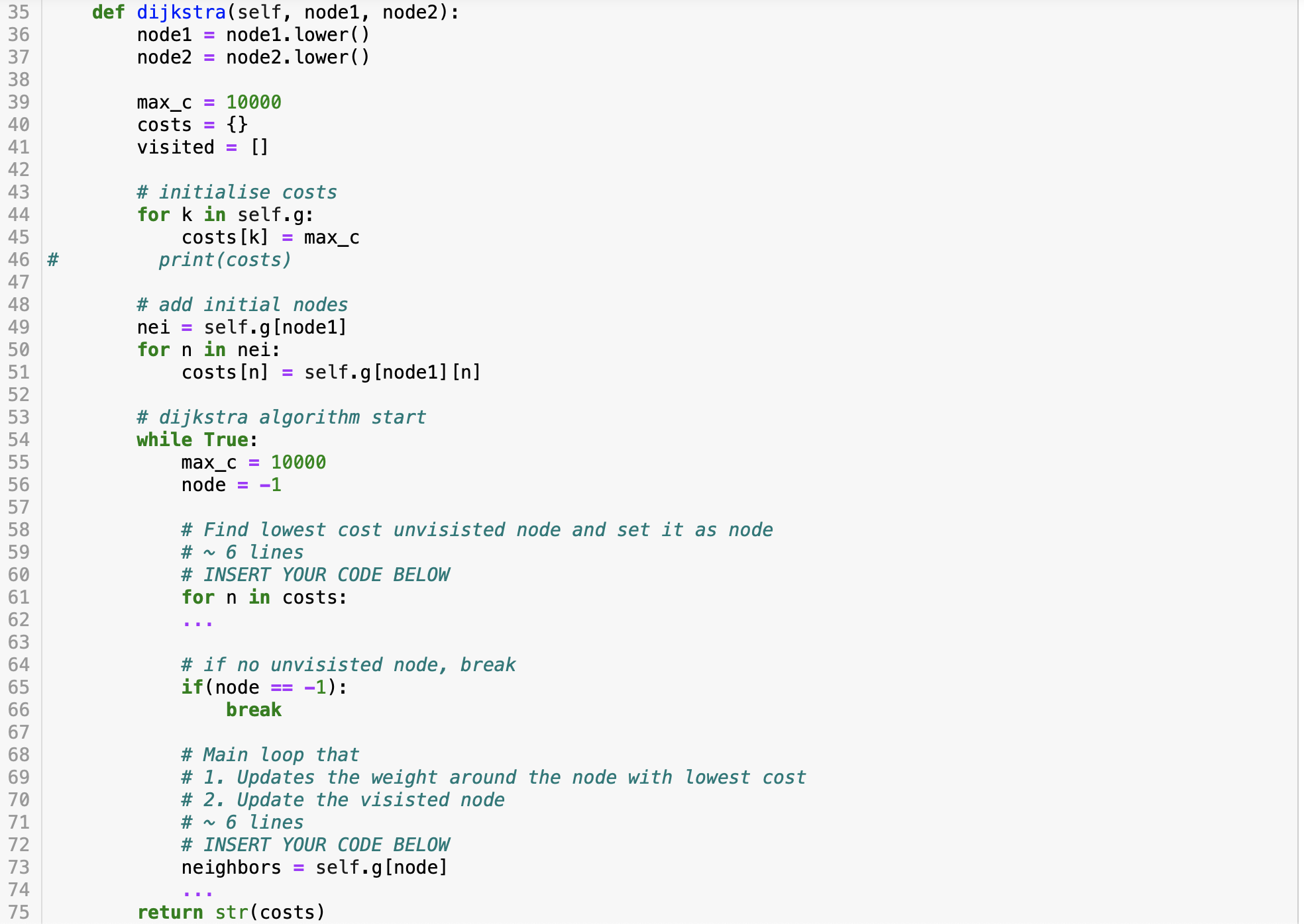 Solved Please use Python algorithm programming language | Chegg.com