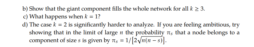 Solved 12.4 Consider A Configuration Model In Which Every | Chegg.com