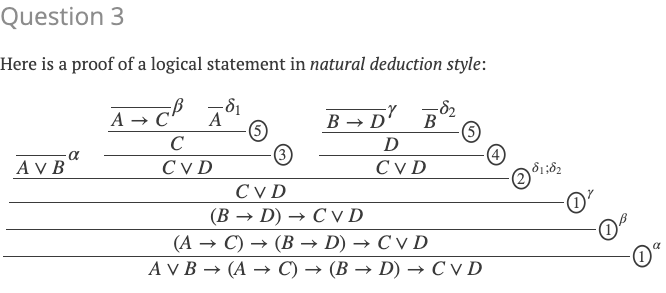 Question 3 Here Is A Proof Of A Logical Statement Chegg Com